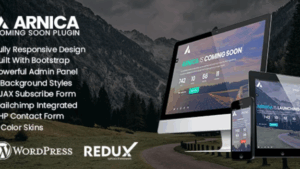 Arnica v1.9 Creative Coming Soon WordPress Plugin