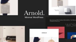 Arnold v.2.5.0 Minimal Portfolio Theme