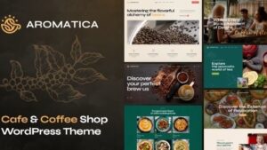 Aromatica (v1.8) Cafe & Coffee Shop WordPress Theme