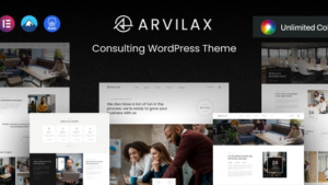Arvilax (v1.0.9) Business Consulting WordPress Theme