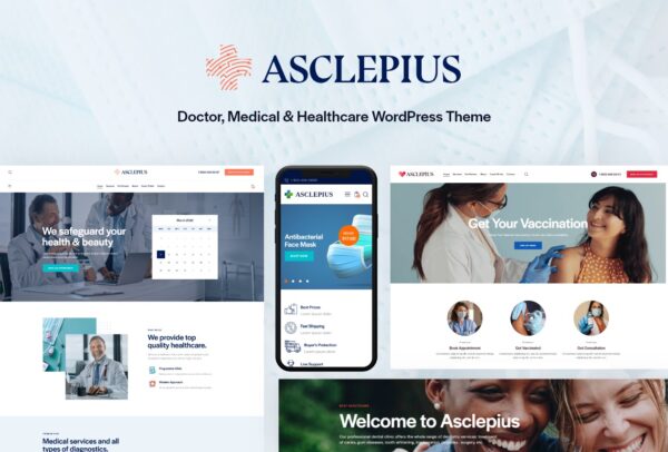 Asclepius (v1.20.0) Doctor, Medical & Healthcare WordPress Theme