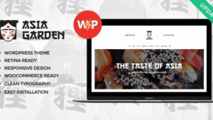 Asia Garden (v1.3.0) Asian Food Restaurant WordPress Theme