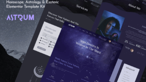 Astrum - Horoscope Astrology & Esoteric Magic Elementor Template Kit