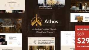 Athos v1.9.0 Orthodox Christian Church WordPress Theme