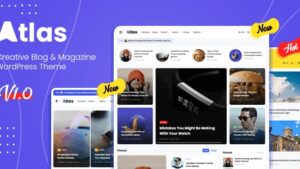 Atlas (v2.1.3) Creative Blog & News WordPress Theme