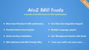 AtoZ SEO Tools v4.0 Search Engine Optimization Tools [Activated]