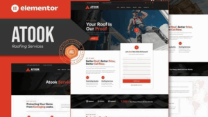 Atook - Roofing Services Elementor Template Kit