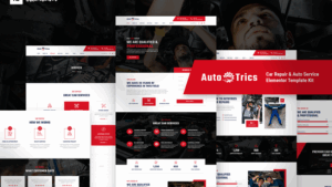 AutoTrics – Car Repair & Auto Service Elementor Template Kit