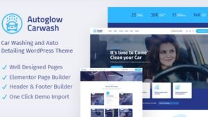 Autoglow v1.2.2 Car Wash WordPress Theme