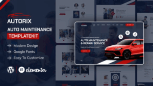 Autorix - Auto Maintenance Elementor Template Kit