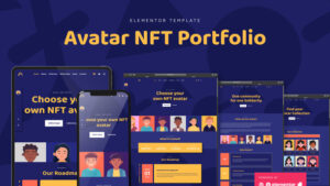 Avatar - NFT Portfolio Elementor Template Kit