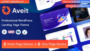 Aveti (v4.0.0) Business Landing Page Theme