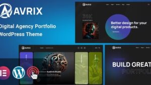 Avrix (v1.1) Digital Agency Portfolio WordPress Theme