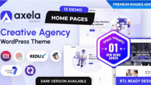 Axela (v1.1.8) Creative Agency WordPress Theme