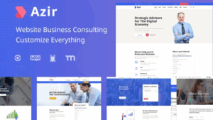 Azir - Finance Consulting Elementor Template Kit