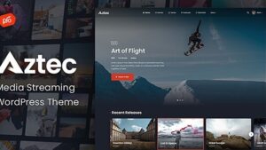 Aztec (v4.1) Video Streaming & Membership Wordpress Theme
