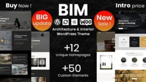 BIM v1.4.0 Architecture & Interior Design Elementor WP Theme