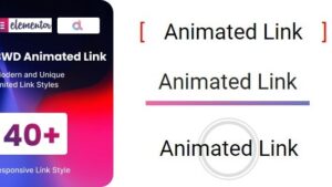 BWD Animated Link for elementor v1.0