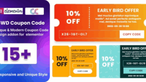 BWD Coupon Code for Elementor v1.0