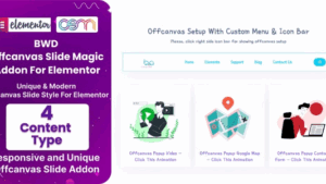 BWD Offcanvas Slide Magic Addon For Elementor v1.0