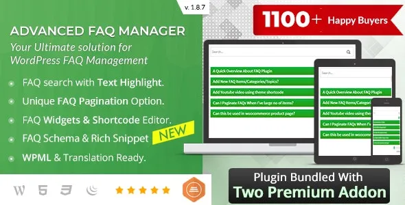 BWL Advanced FAQ Manager (v2.1.9) - 高级常见问题管理系统