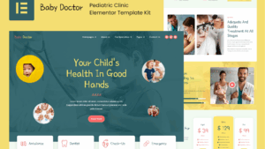 Baby - Doctor Pediatric Clinic Elementor Template Kit