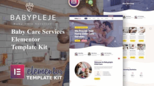 Babypleje - Baby Care Services Elementor Template Kit