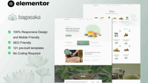 Bagasaka - Ayurveda Treatment & WooCommerce Store Elementor Pro Template Kit