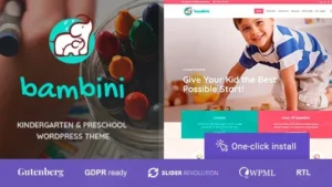 Bambini (v1.3.2) Kindergarten & Pre-School Theme