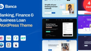 Banca (v1.9.5) Banking, Finance & Business Loan WordPress Theme