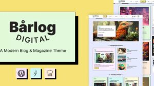 Barlog v1.3.0 A Modern Blog & Magazine Theme