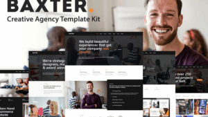 Baxter - Creative Agency Elementor Template Kit