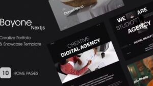 Bayone (v1.0.3) Creative Agency & Portfolio WordPress Theme