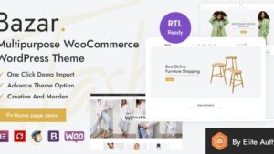 Bazar (v1.3) Multipurpose WooCommerce WordPress Theme
