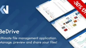 BeDrive v3.1.7 + Mobile App v1.0.8 File Sharing and Cloud Storage