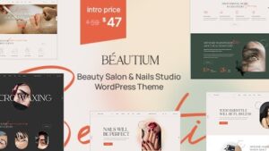 Beautium (v1.0.14) Beauty Salon & Eyelashes Studio WordPress Theme