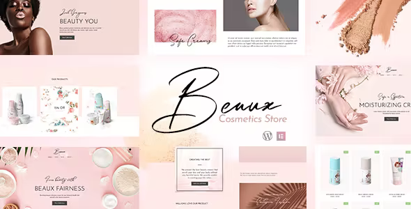 Beaux (v1.8) Beauty Cosmetics Shop WordPress Theme