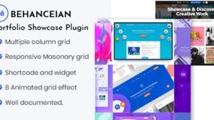 Behanceian v1.3 behance portfolio showcase plugin