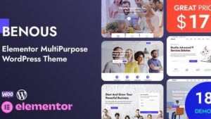 Benous (v1.4) Elementor MultiPurpose WordPress Theme