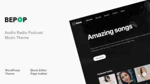 Bepop v11.2 Non-stop Music WordPress Theme