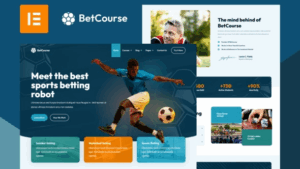 BetCourse - Sports Betting and Prediction Course Elementor Template Kit