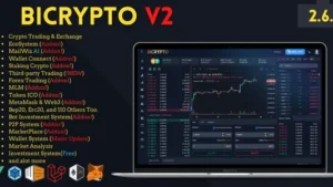 Bicrypto v5.3.7 Crypto Trading Platform, Exchanges, KYC, Charting Library, Wallets, Binary Trading, News