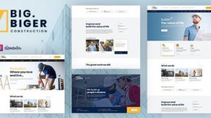 Bigger (v1.0.17) Construction WordPress Theme