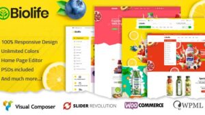 Biolife v3.2.3 Organic Food WordPress Theme ( RTL Supported )