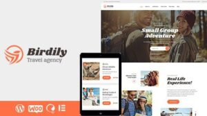 Birdily v1.2.1 Travel Agency & Tour Booking WordPress Theme