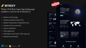 Biteezy v1.0 - The best trading cryptocurrecy landing page