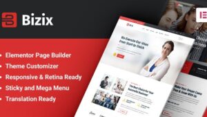 Bizix (v2.2.2) Corporate and Business WordPress Theme
