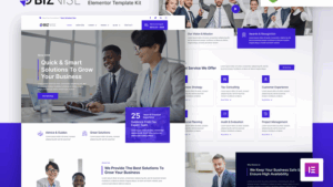 Biznise – Business Consulting Elementor Template Kit