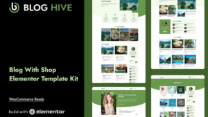 Blog Hive - Personal Blog Elementor Template Kit