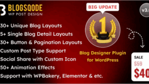 Blogsqode (v3.0.0) Blog Design for WordPress